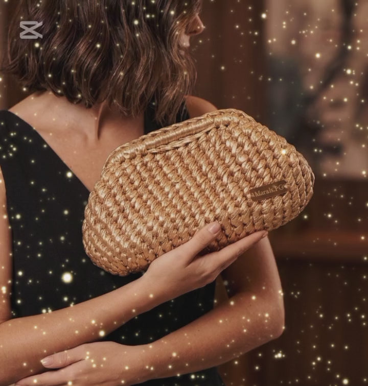 Pochette clic clac oro
