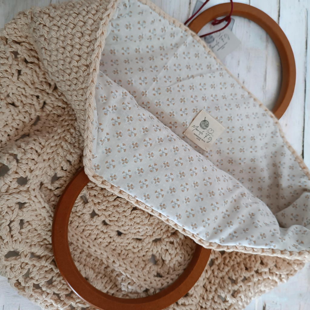 Borsa a mano pure cotton