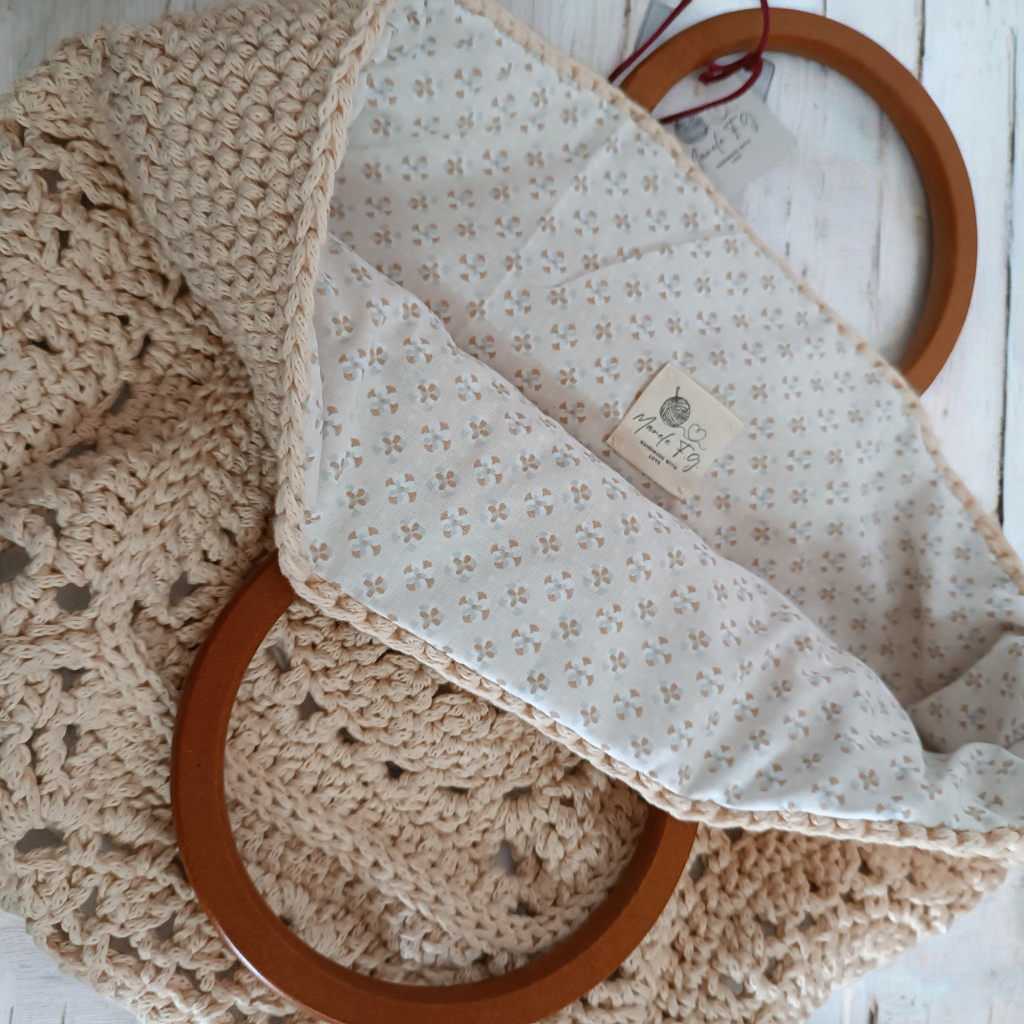 Borsa a mano pure cotton