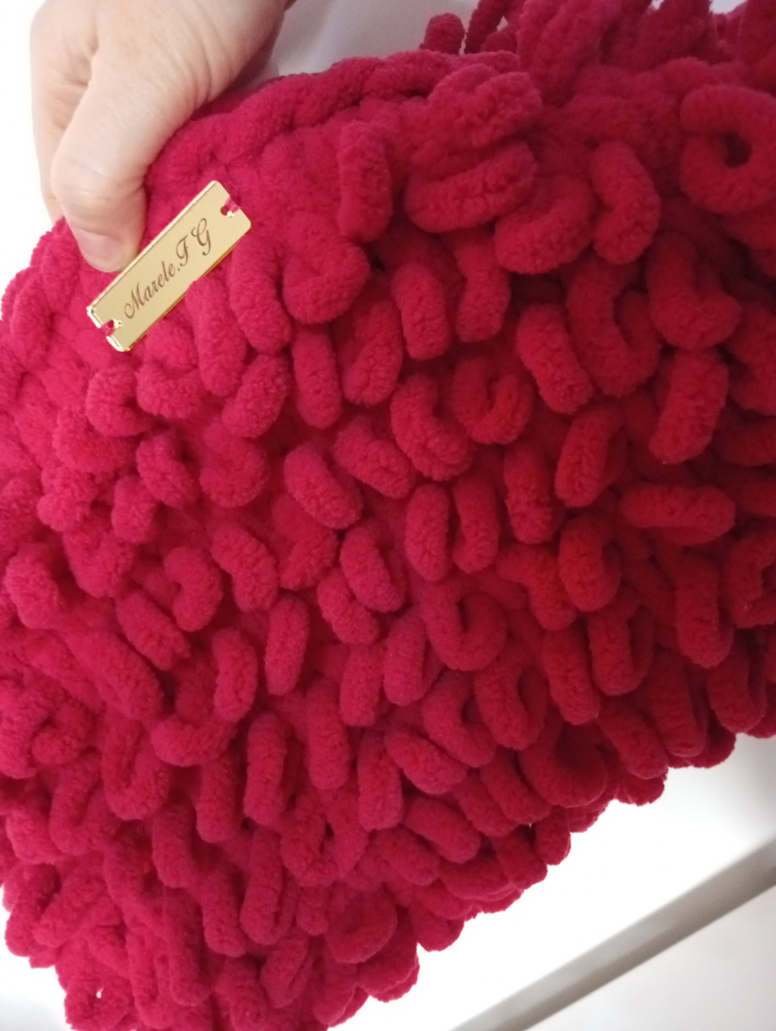 Borsa a mano morbida puffy