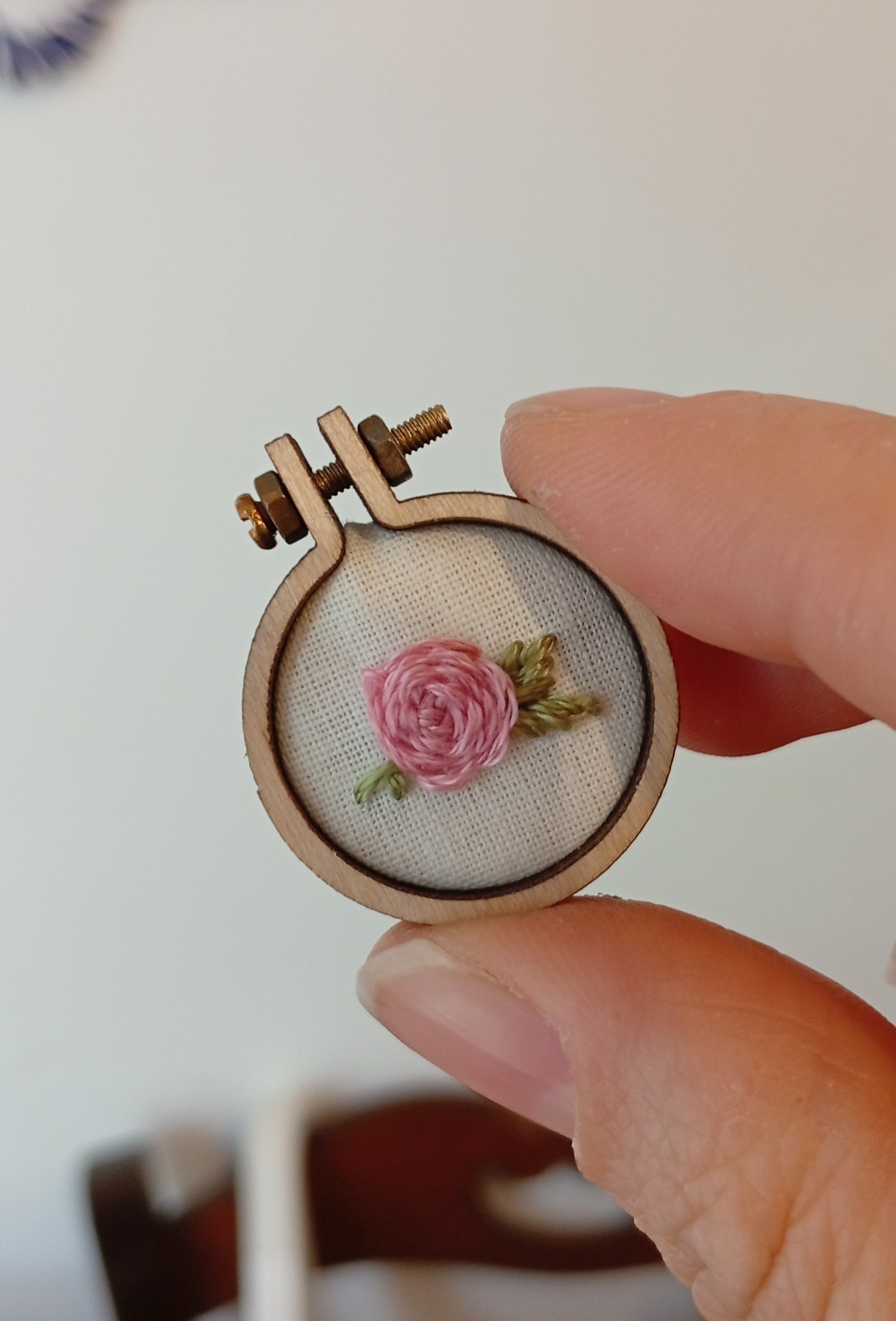 Segnalibro telaio in fiore