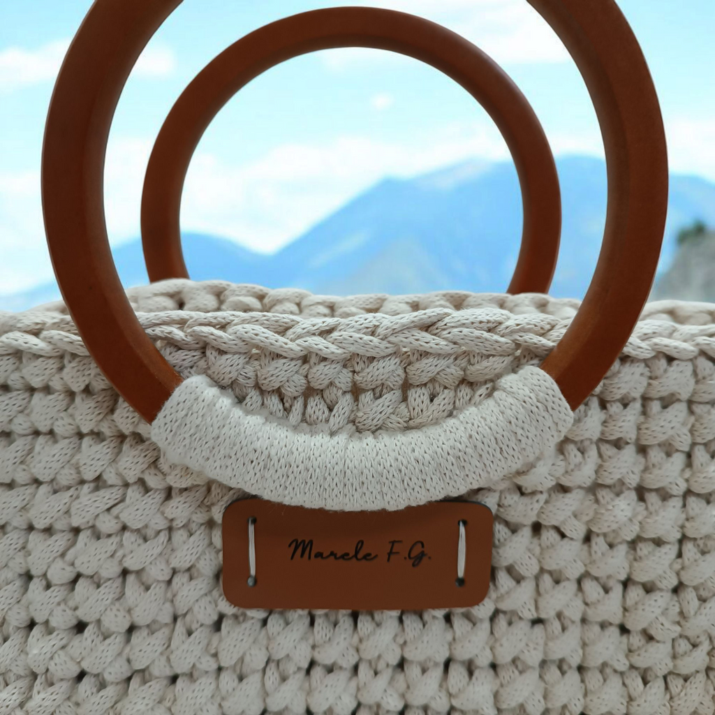 Borsa a secchiello in corda