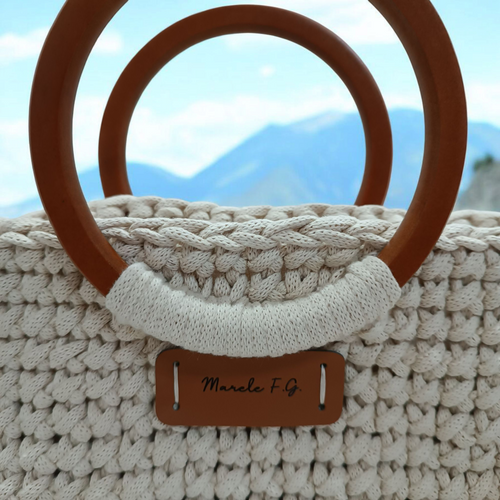 Borsa a secchiello in corda