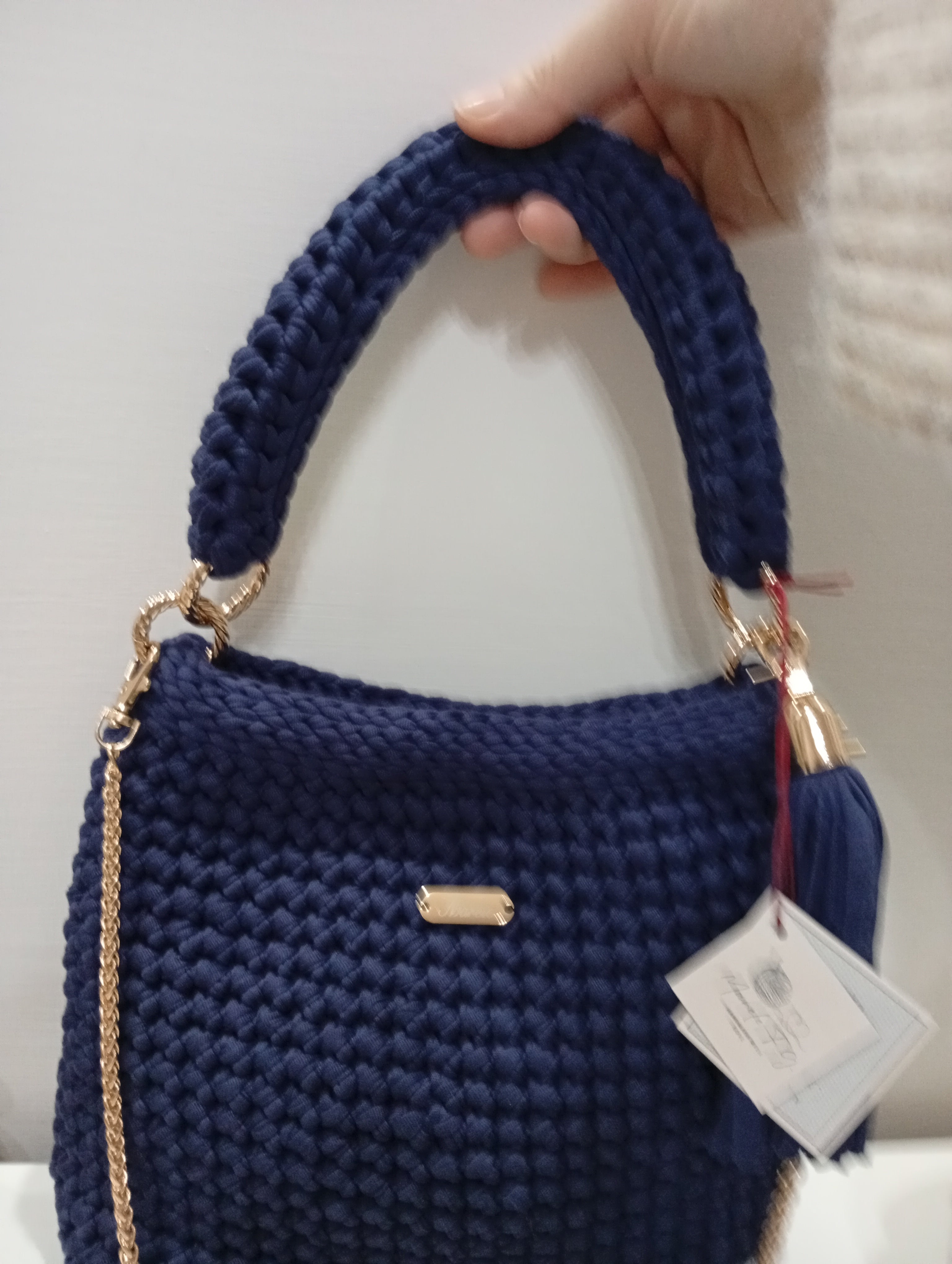 Borsa eleganza Blue
