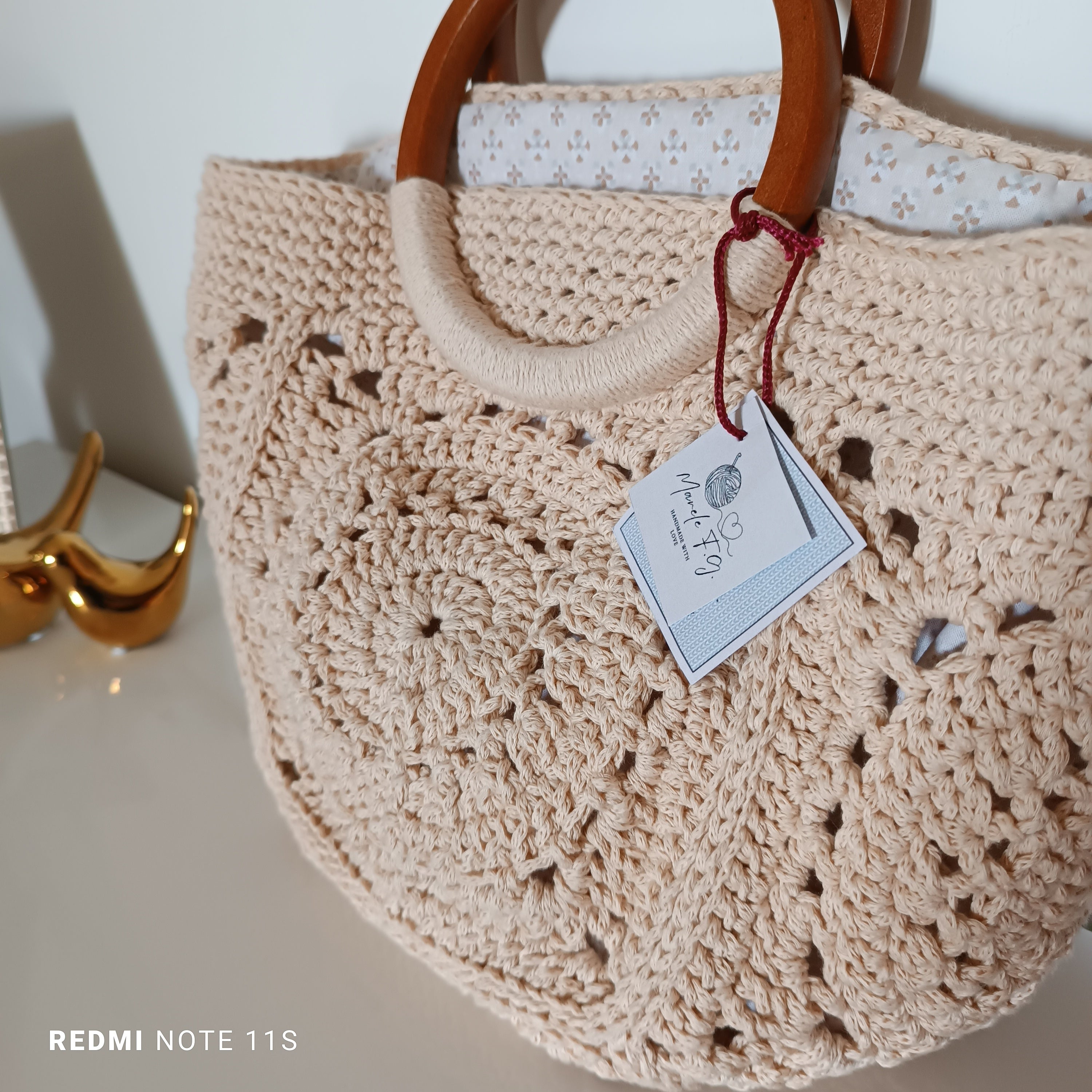 Borsa a mano pure cotton