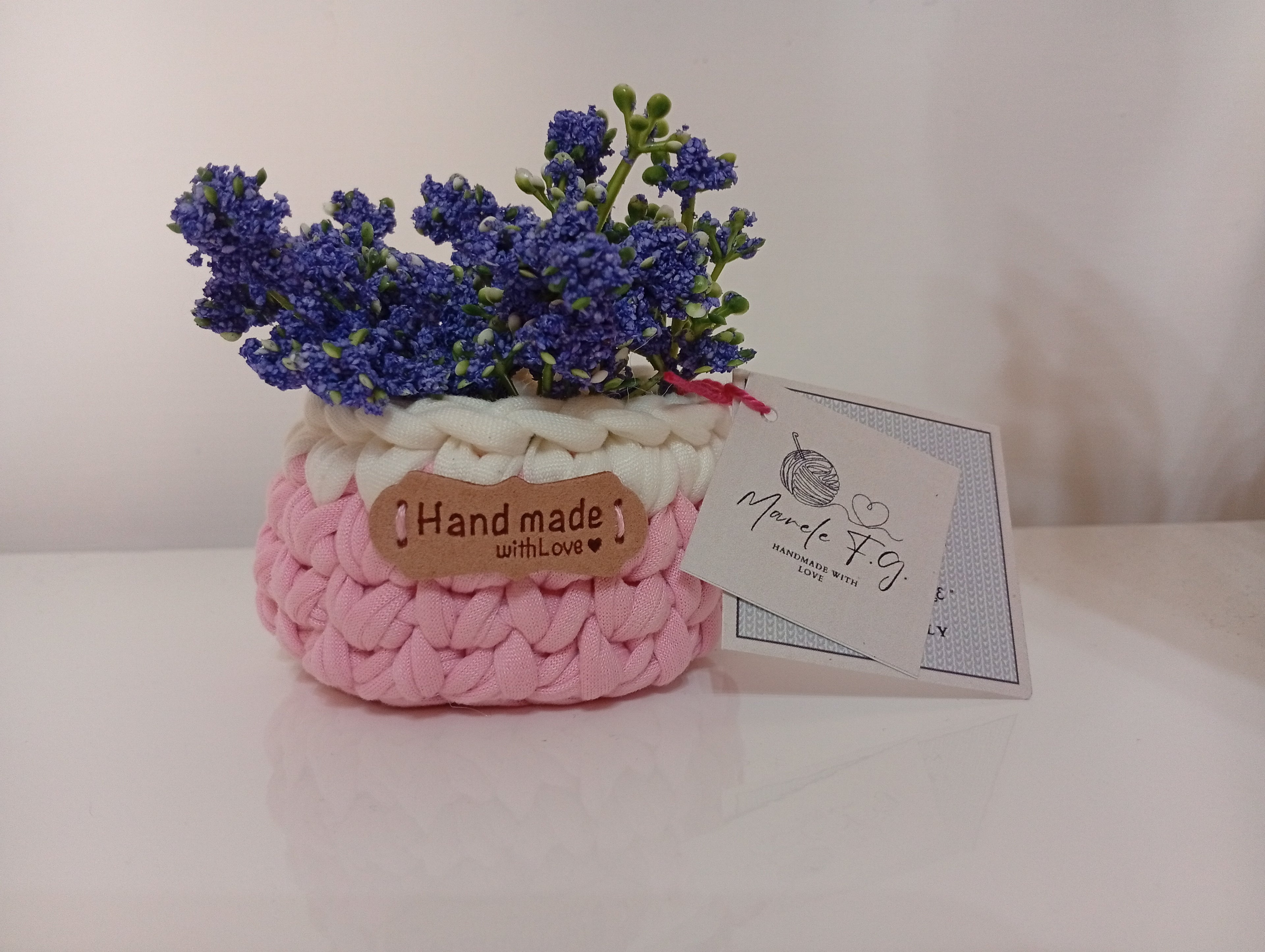 Mini cesto fiorito