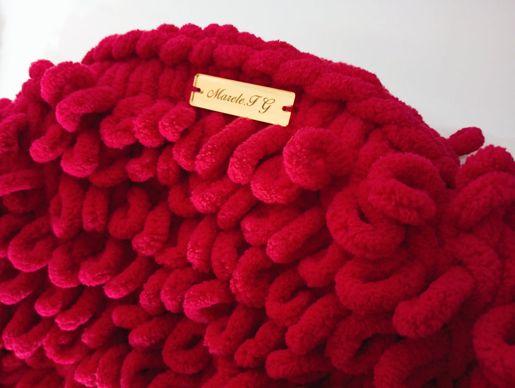Borsa a mano morbida puffy