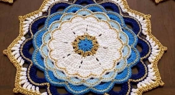 Sottopiatto in cotone fantasia