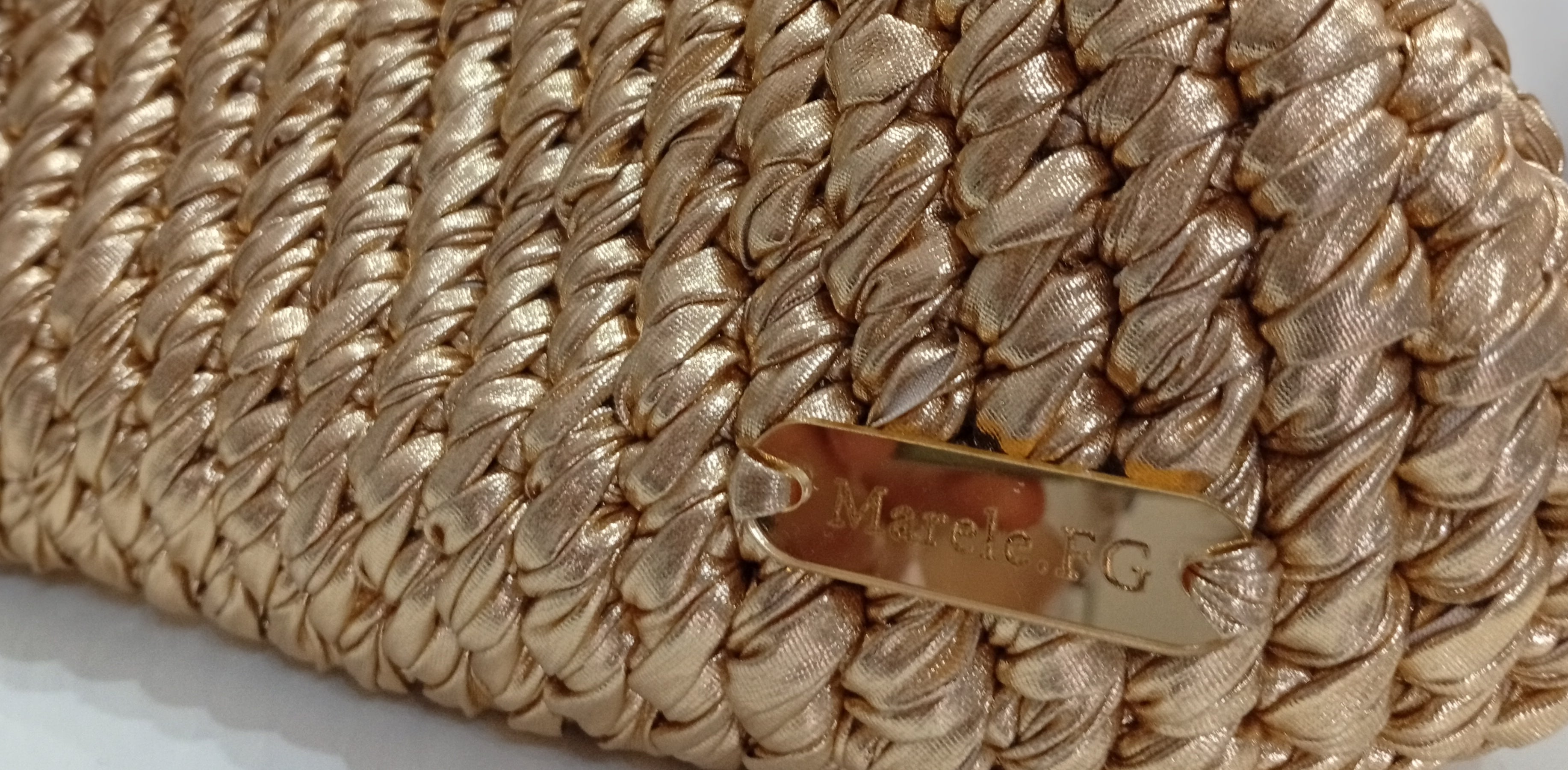Pochette clic clac oro